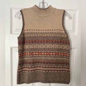 Vintage Villager Sweater Vest